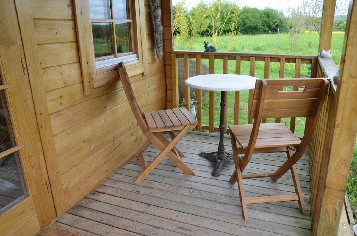 Chalet Bois Pleine Campagne A Pontigny エクステリア 写真