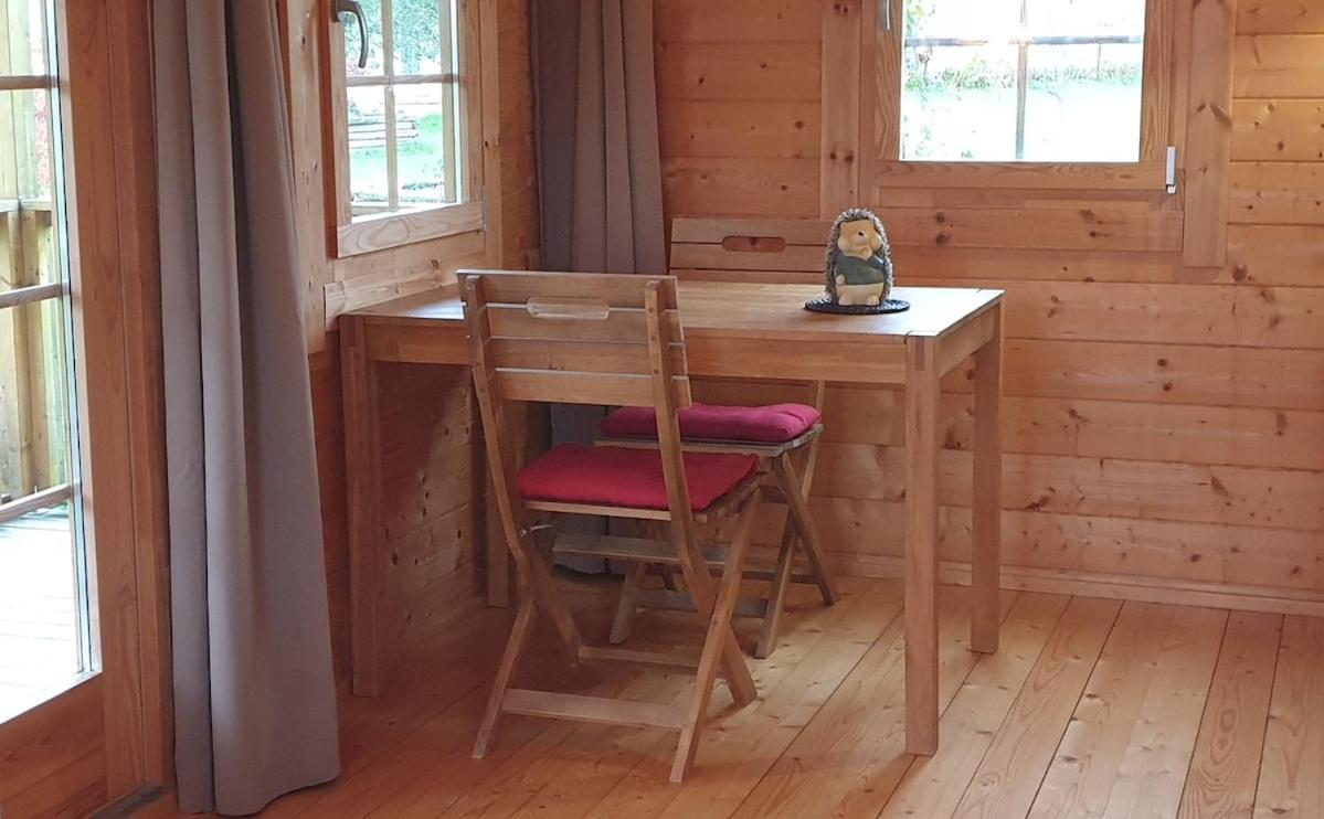 Chalet Bois Pleine Campagne A Pontigny エクステリア 写真
