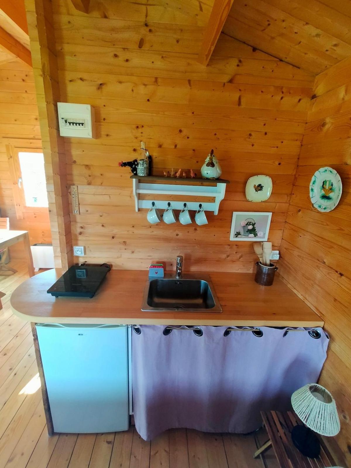 Chalet Bois Pleine Campagne A Pontigny エクステリア 写真