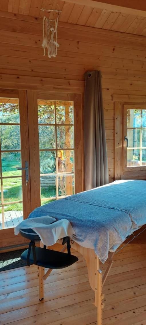 Chalet Bois Pleine Campagne A Pontigny エクステリア 写真
